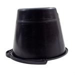 BALDE PLÁSTICO PRETO CORTAG 60791