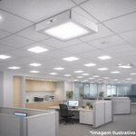 PAINEL SOBREPOR 18W QUADRADO 4000K AUTOVOLT G-LIGHT 676.17.0133-0