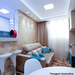 PAINEL LED EMBUTIR 36W 2700K QUADRADO  OURO LUX 03203A