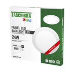 PAINEL LED 24W LYS REDONDO EMBUTIR 6500K TASCHIBRA 15140163