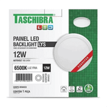 PAINEL LED 12W LYS REDONDO SOBREPOR 6500K TASCHIBRA 15140190