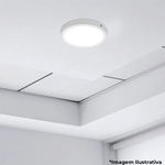 PAINEL LED 12W LYS REDONDO SOBREPOR 6500K TASCHIBRA 15140190