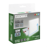 PAINEL FRAMELESS 32W QUADRADO 6500K TASCHIBRA 15140050
