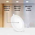 PAINEL EMBUTIR 6W REDONDO 2700K ELGIN 48D6WERBM000