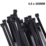 ABRACADEIRA DE NYLON 4,5 X 300MM C/50 UM PRETO G20 ABN45306 