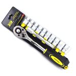 JOGO SOQUETE SEXTAVADO 3/8 (10-22MM) 12 PCS FERTAK 4815