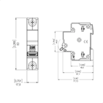 DISJUNTOR 1P CURVA C MDWP-16A WEG 15265681