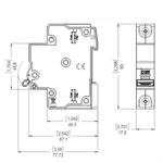DISJUNTOR 1P CURVA C MDWP- 10A WEG 15220827