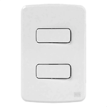 CONJUNTO 4X2 2 INTERRUPTOR PARALELOS Br COMPOSE  WEG 13272421