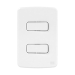 CONJUNTO 4X2 1 INTERRUPTOR SIMPLES + 1 INTERRUPTOR PARALELO Br COMPOSE WEG 13272422