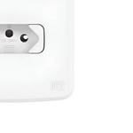 CONJUNTO 4X2 1 INTERRUPTOR SIMPLES + 1 TOMADA 2P+T 10A Br COMPOSE WEG 13272553