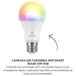 LAMPADA SMART WI-FI LED 10W A60 RGB TASCHIBRA 11080507