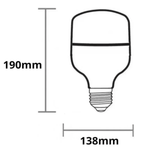 LAMPADA BULBO LED 50W / 270 6500K E27 TASCHIBRA 11080397