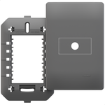 PLACA 4 X 2 ONIX C/SUPORTE SAIDA DE FIO SHO FAME 064.4569.0