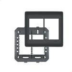 PLACA 4 X 4 PRETA 06 MODULOS COM SUPORTE HABITAT BLACK SHP FAME 064.4080.0