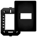 TOMADA USB BIVOLT 15W 5V 3A COM PLACA HABITAT BLACK FAME 062.4415.4