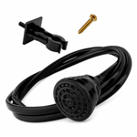 CHUVEIRINHO MANUAL QUICK C/ SUPORTE E MANG 2,0M BLACK DV PR FAME 017.4333.0
