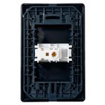INTERRUPTOR SIMPLES PRETO C/PLACA SHP FAME 06140464