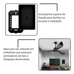 VARIADOR LUMINOSIDADE ROT PRETO BIVOLT SHP FAME 065.4083.0