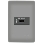 MODULO TOMADA USB PRETO BIVOLT 15W 5V 3A SHP FAME 062.4082.3
