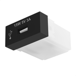 MODULO TOMADA USB PRETO BIVOLT 15W 5V 3A SHP FAME 062.4082.3