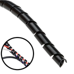 TUBO ESPIRAL PE PRETO 3/4 FAME 110.4444.0