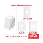 MODULO INTERRUPTOR INTERMEDIARIO 16A/250V~ SM/EV/SB+ FAME 101.2871.3