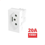 TOMADA MODULO PAD 2P+T 20A SM/EV/SB+ - FAME 052.1428.3