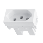 TOMADA MODULO PAD 2P+T 10A SH FAME 062.2061.3