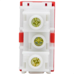 TOMADA MOD PAD 2P+T 10A VERMELHA SH FAME 062.2322.3