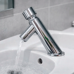TORNEIRA CRO. PREMIUM COM FECHAMENTO AUTOM. ACQUAFAM BALCAO DE LAVATORIO INCLINADA FAME 01047150 010.4715.0