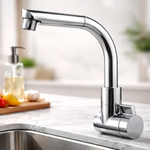 TORNEIRA CRO. PREMIUM CURVA ACQUAFAM PAREDE DE COZINHA BICA ALTA FAME 01046980 010.4698.0