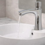 TORNEIRA CRO. PREMIUM COM FECHAMENTO AUTOM. ACQUAFAM BALCAO DE LAVATORIO BICA ALTA FAME 01046920 010.4692.0