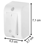 INTERRUPTOR BIP SIMPLES 16A SR FAME 081.2545.0