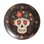 Prato Sobremesa Skull 1 Halloween - Porto Brasil