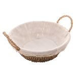 Cesta Redonda de Sisal com Forro - Wolff