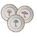 Conjunto com 6 Pratos de Sobremesa Mushrooms - Maison Blanche