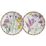 Conjunto com 6 Pratos Rasos Wild Flowers - Maison Blanche