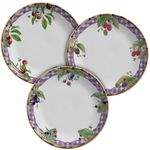 Conjunto com 6 Pratos Rasos Wild Fruits - Maison Blanche