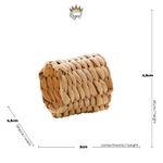 Conjunto 4 Anéis  Guardanapos Fibra Natural - Wolff