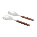 Conjunto de Colher e Garfo para Salada Bambu - Wolff