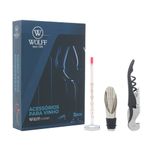 Conjunto para Vinho 3 peças - Wolff