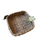 Porta Guardanapo em Junco com Folha - Sweet Home