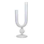 Vaso de Vidro em U