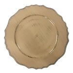 Sousplat Vintage Bege Claro - Rafimex