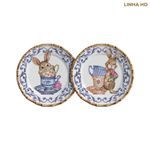 Conjunto 2 Pratos de Sobremesa Teatime - Maison Blanche