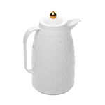 Garrafa Termica de Plastico Matelasse Branca 1L - Wolff