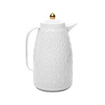 Garrafa Termica de Plastico Matelasse Branca 1L - Wolff