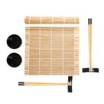 Cj 8 Pecas Para Sushi de Bambu Naka