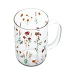 Conjunto com 2 Canecas de Vidro Borossilicato Bouquet 280ml - Wolff